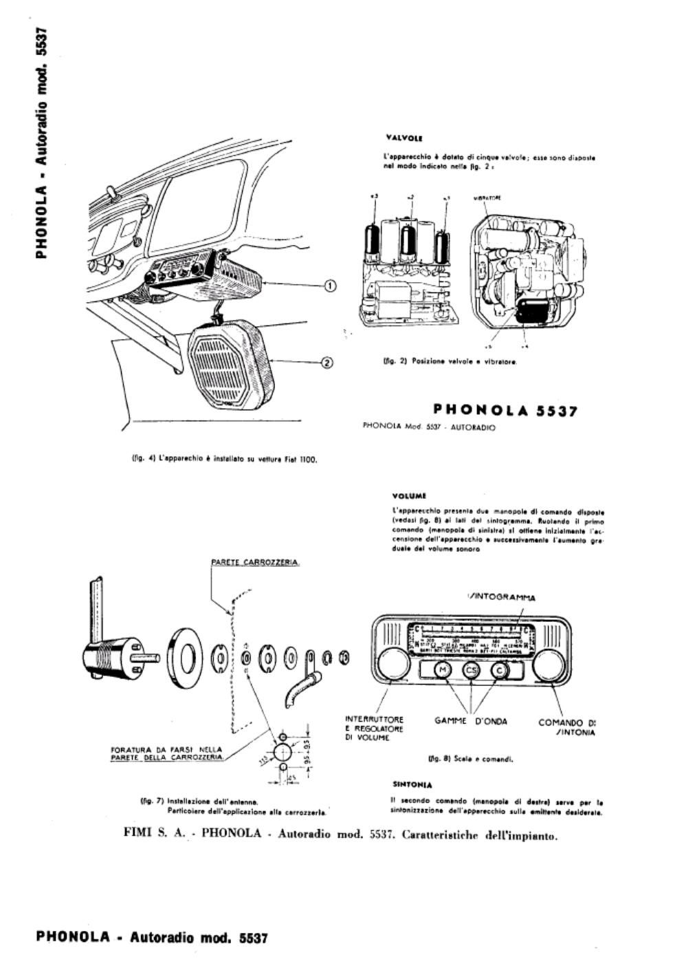 phonola 5537 assembly