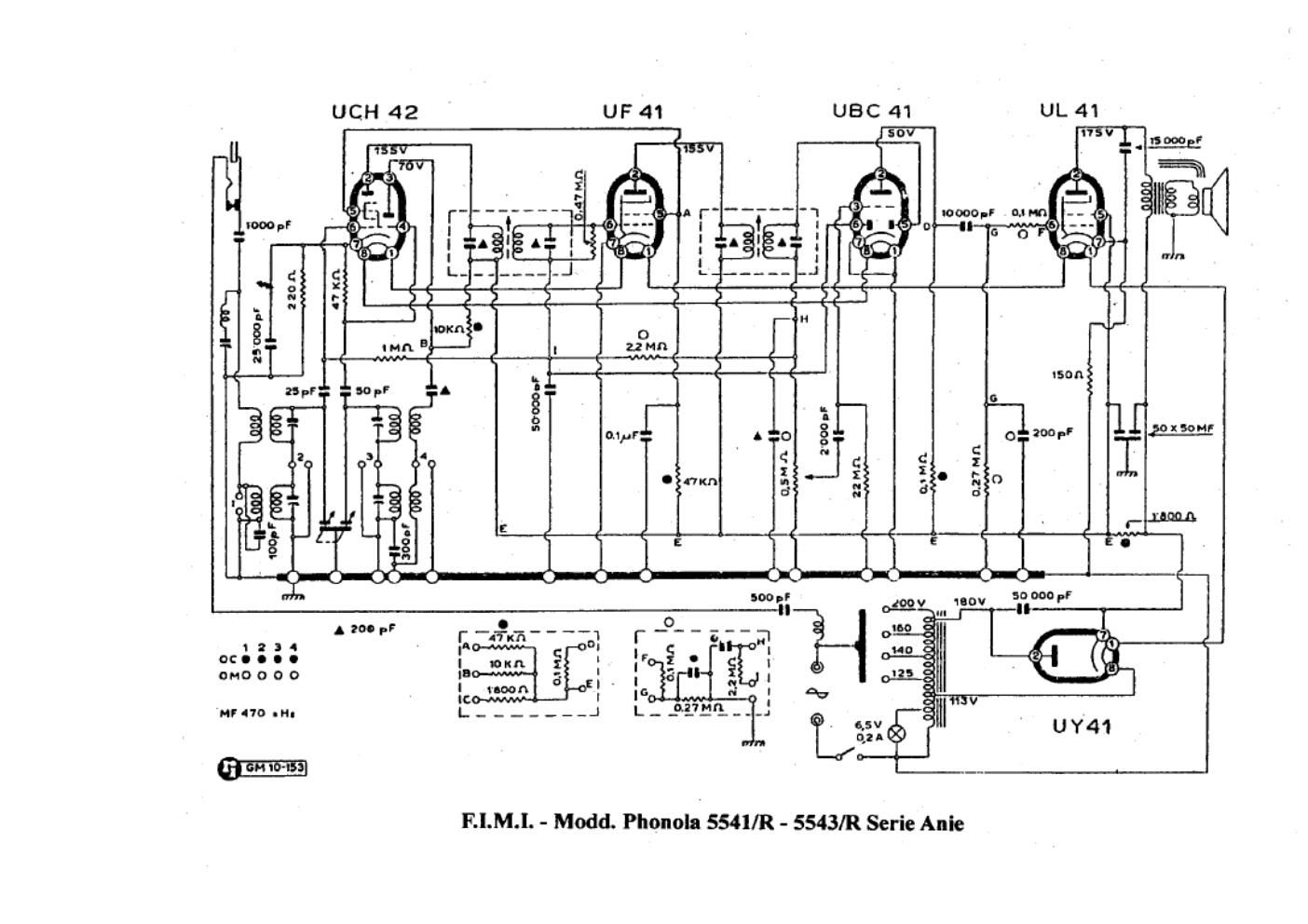 phonola 5541r 5543r