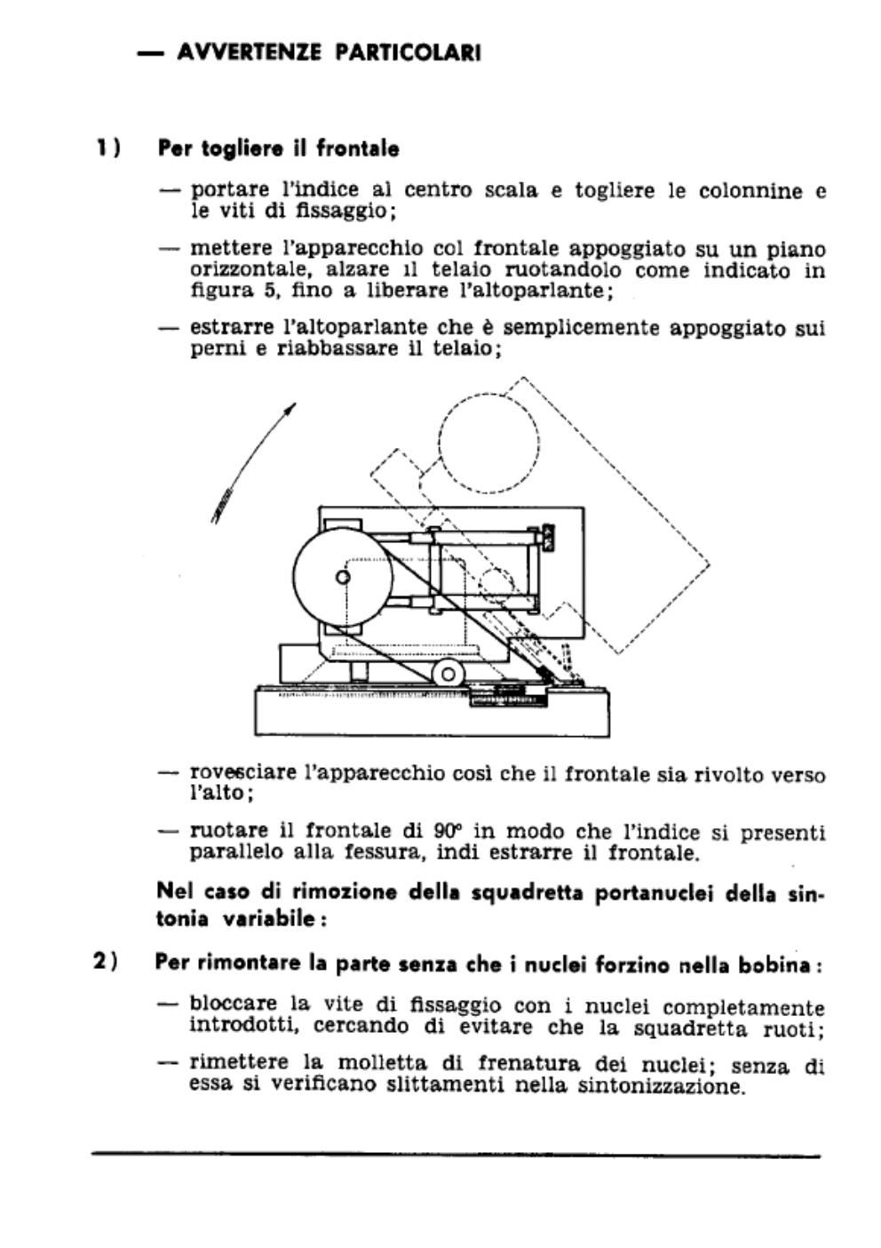 phonola 5589 5593 disassembly