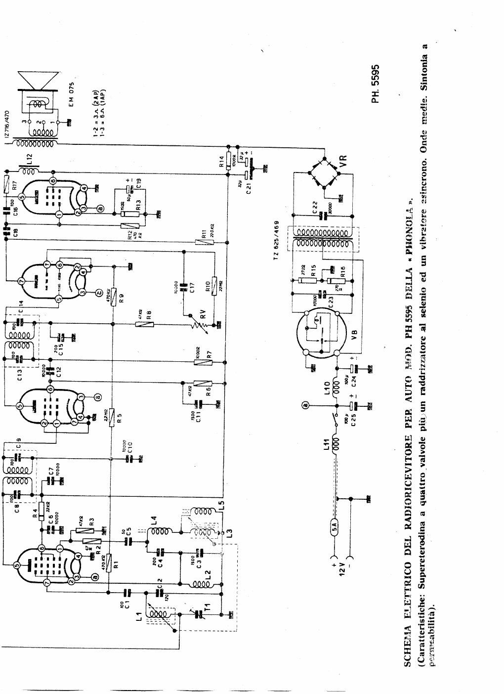 phonola 5595 schematic
