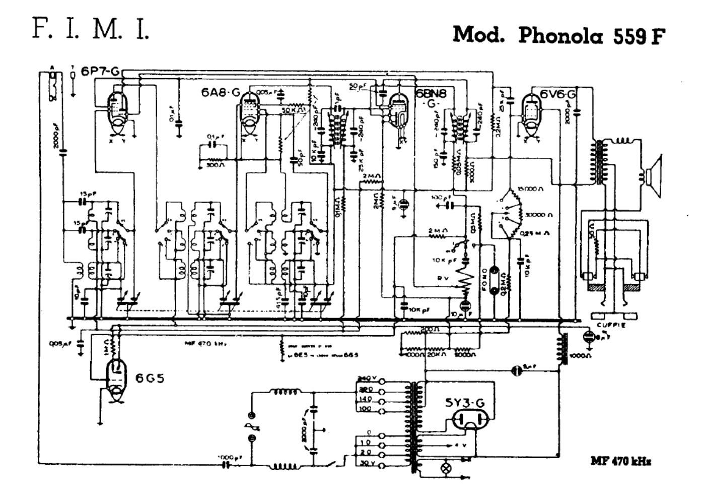 phonola 559f alternate