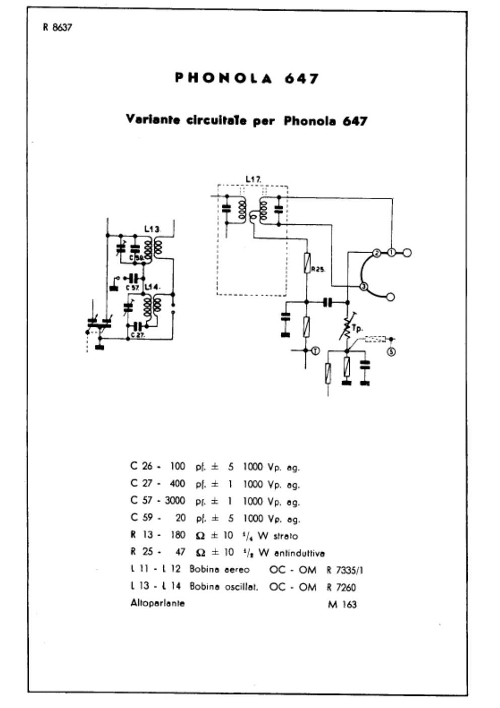 phonola 647 variant