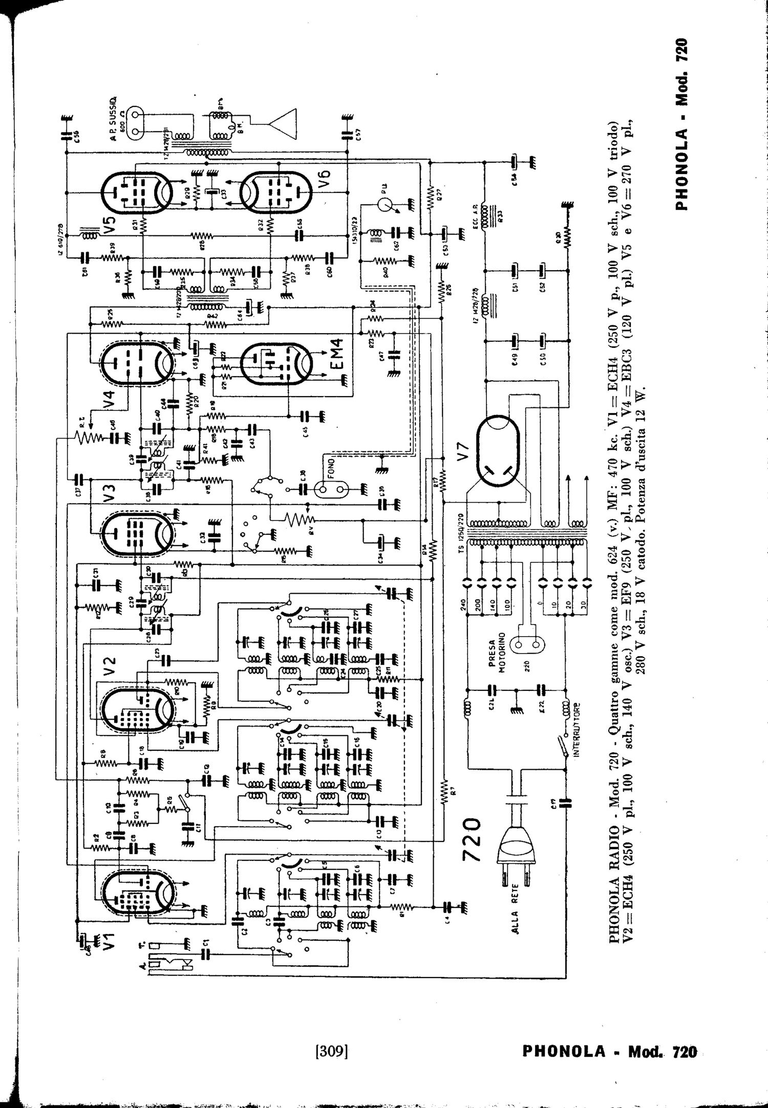 phonola 720 ii