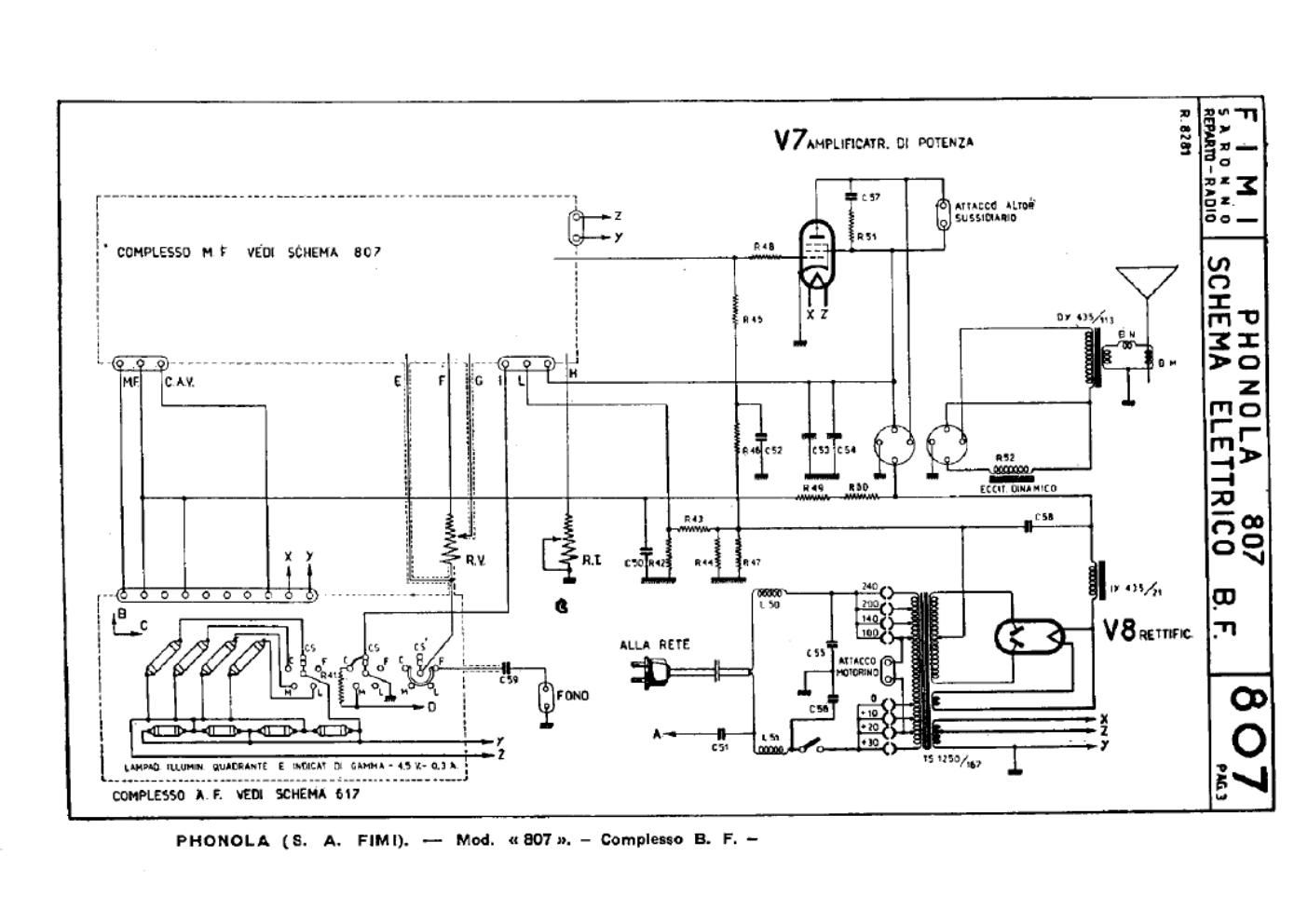 phonola 807 lf unit