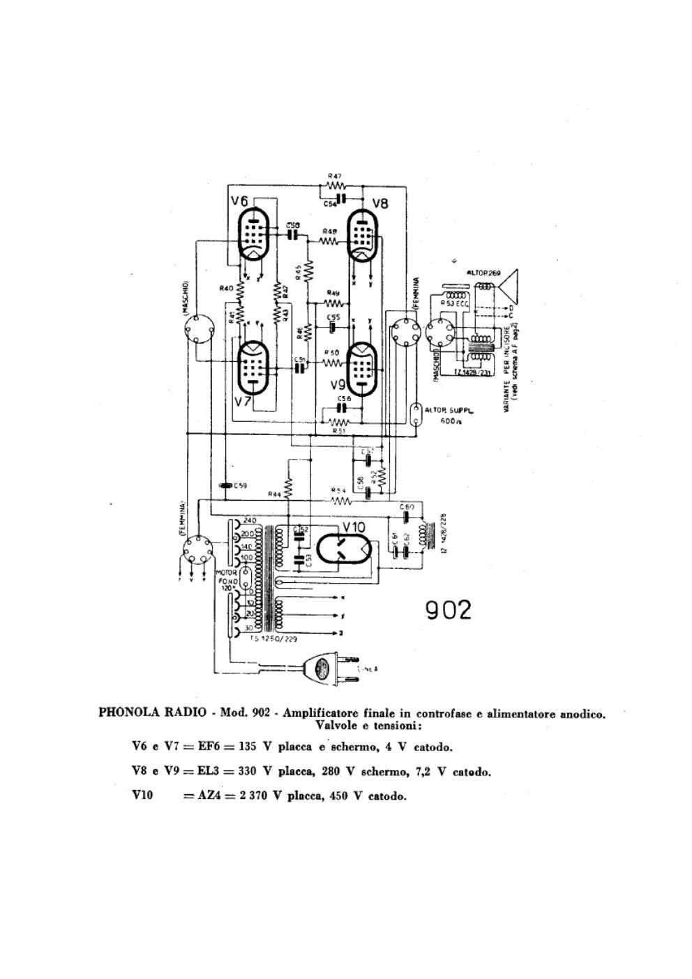 phonola 902 lf unit