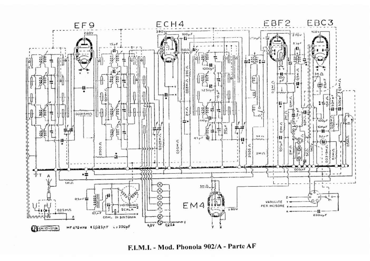 phonola 902a rf unit