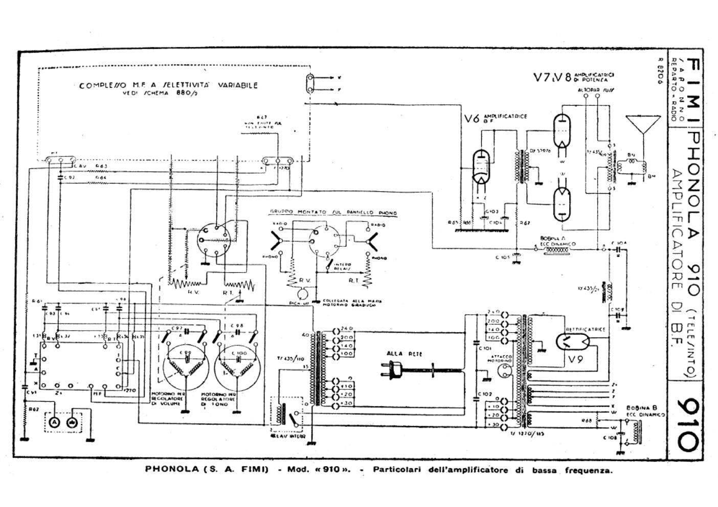 phonola 910 lf unit alternate