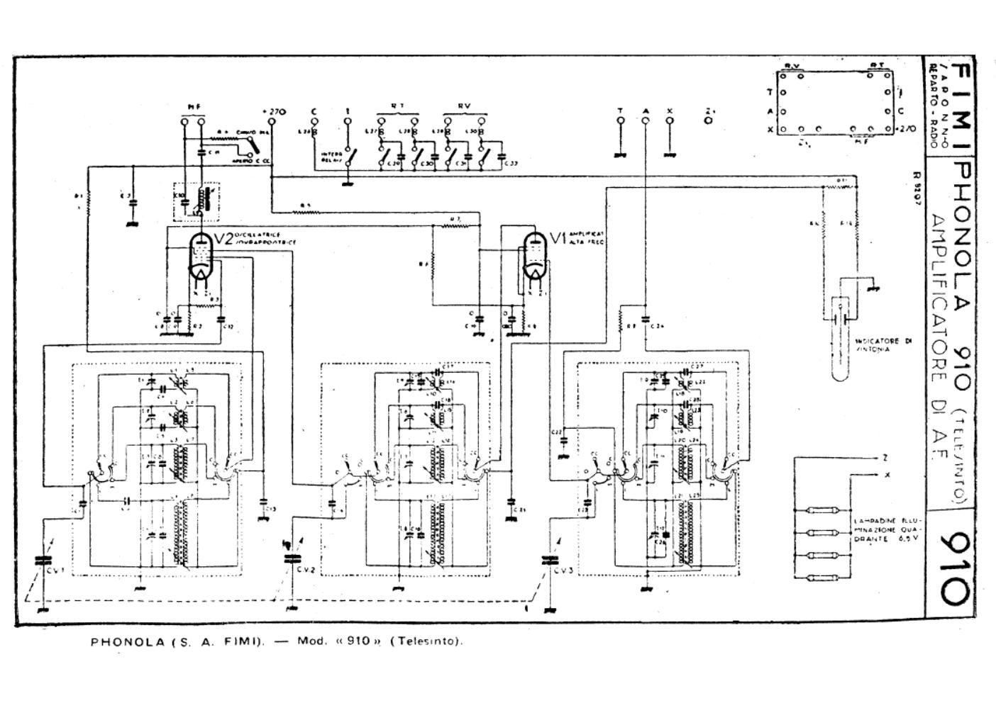 phonola 910 rf amplifier