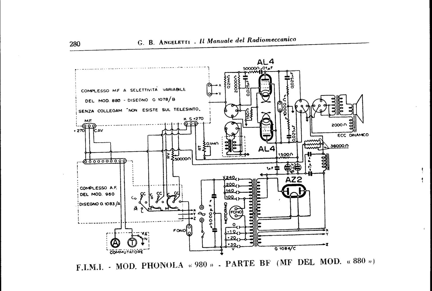phonola 980 schematic