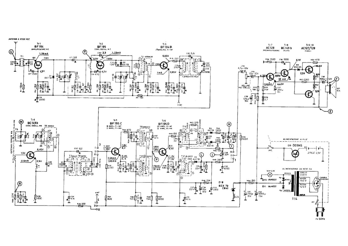 phonola mirage schematic
