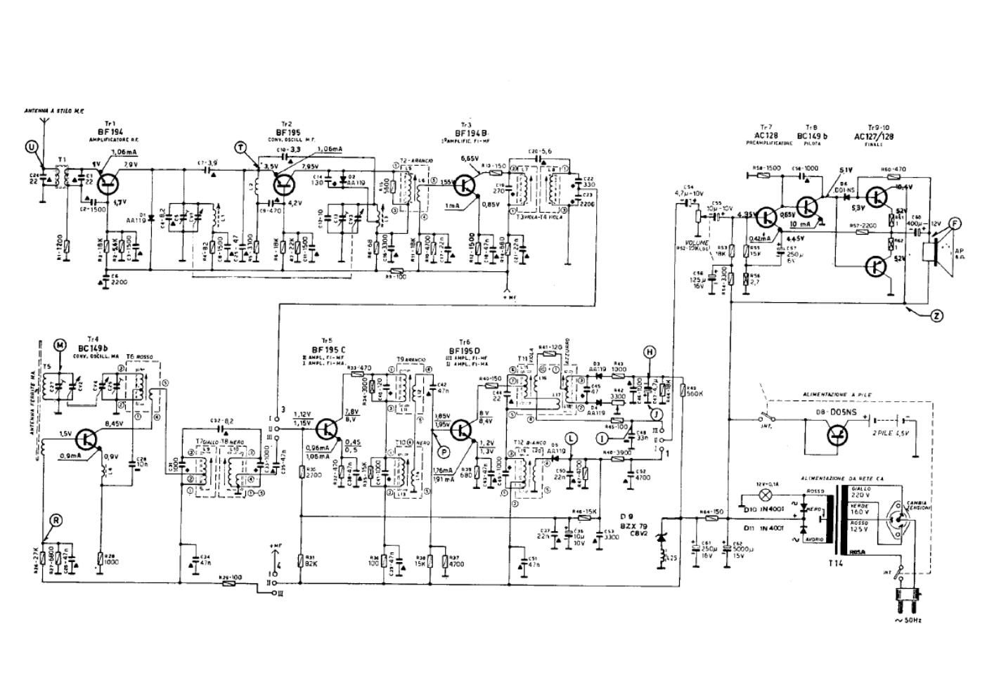 phonola mirage schematic