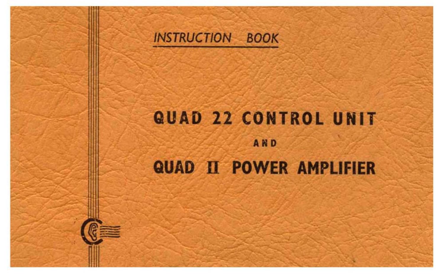 Quad 22 Owners Manual
