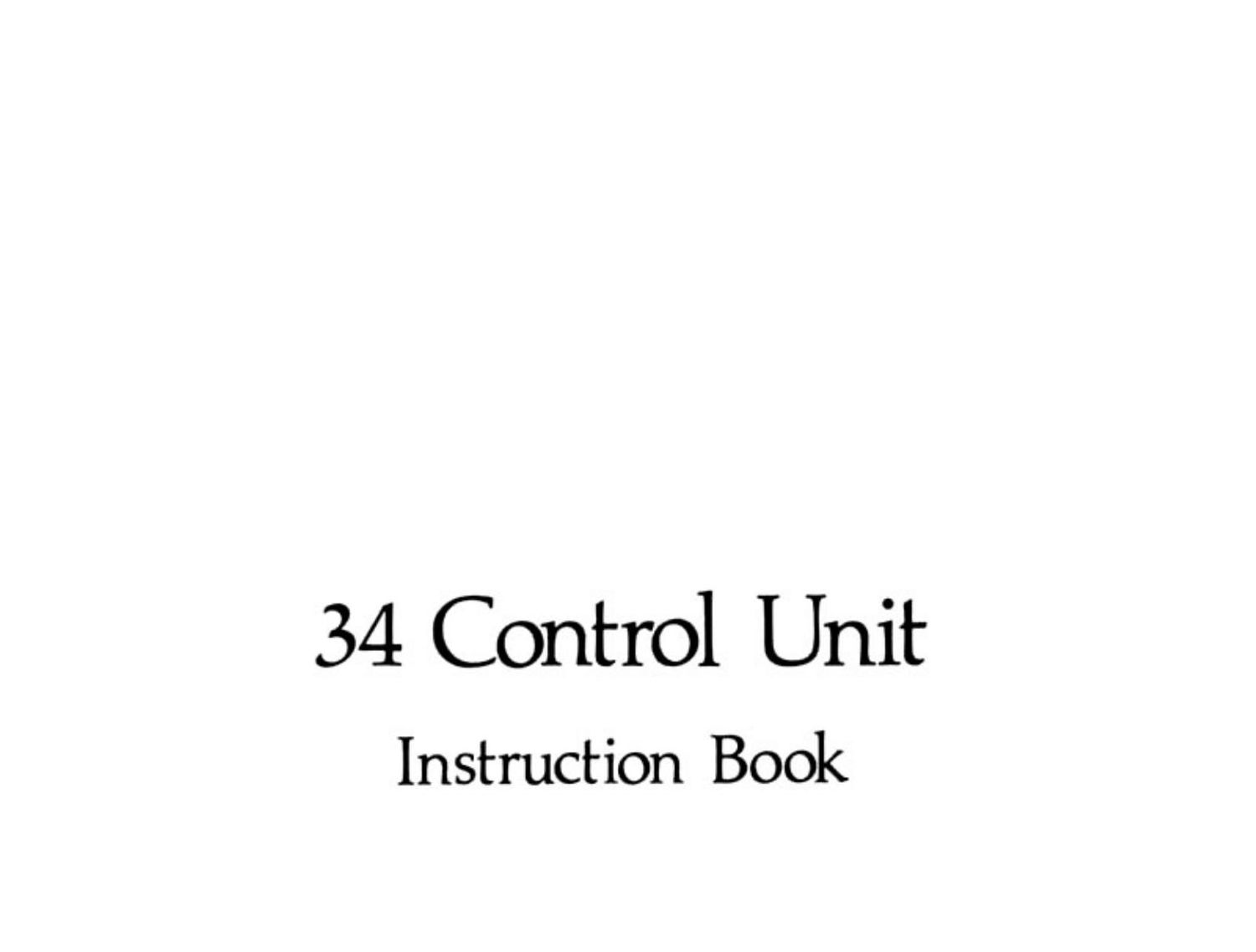 Quad 34 Owners Manual