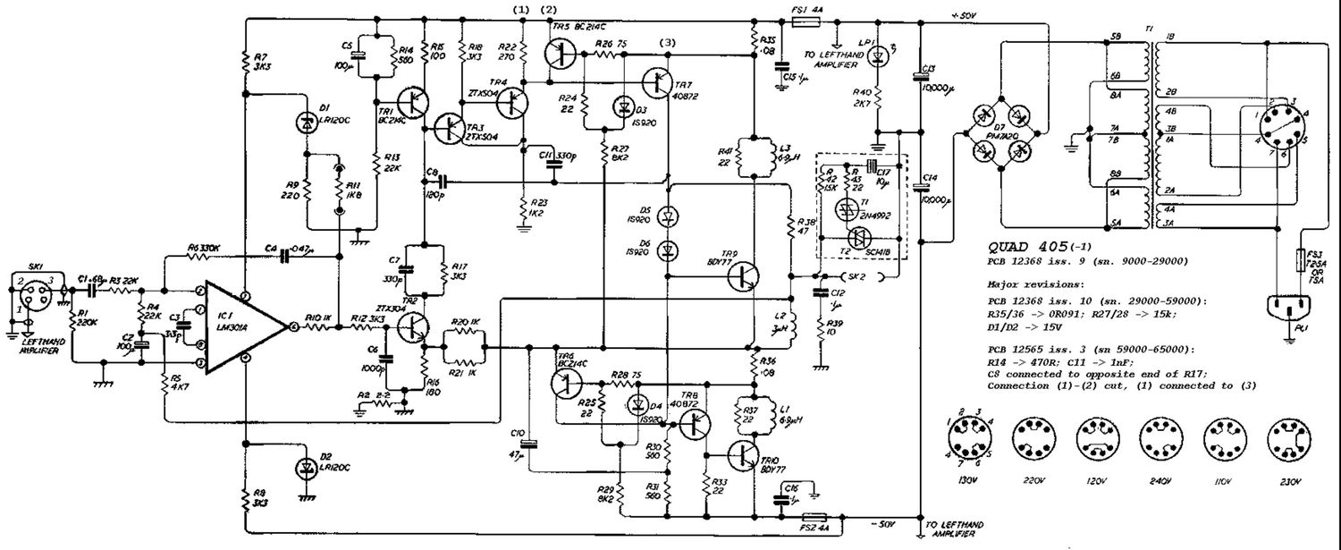 Quad 405 Schematic