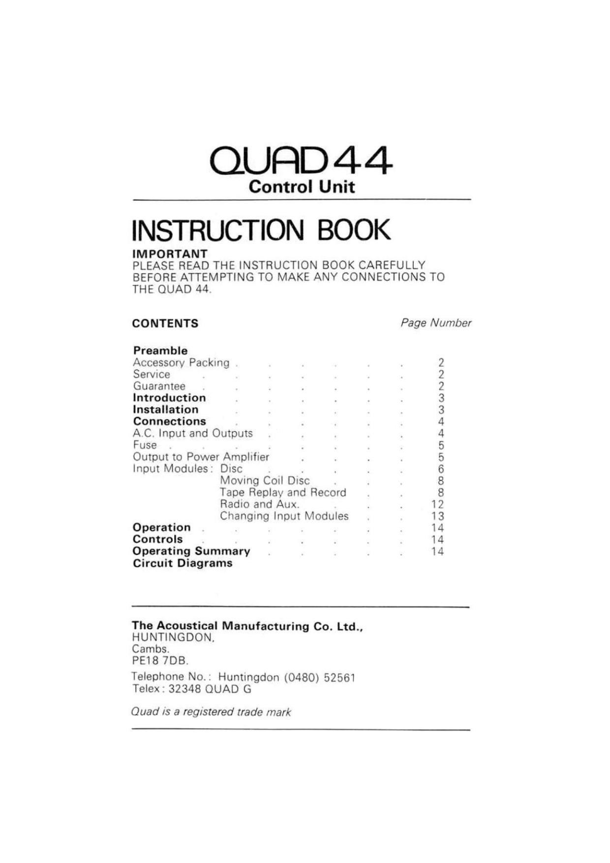 Quad 44 Service Manual 2