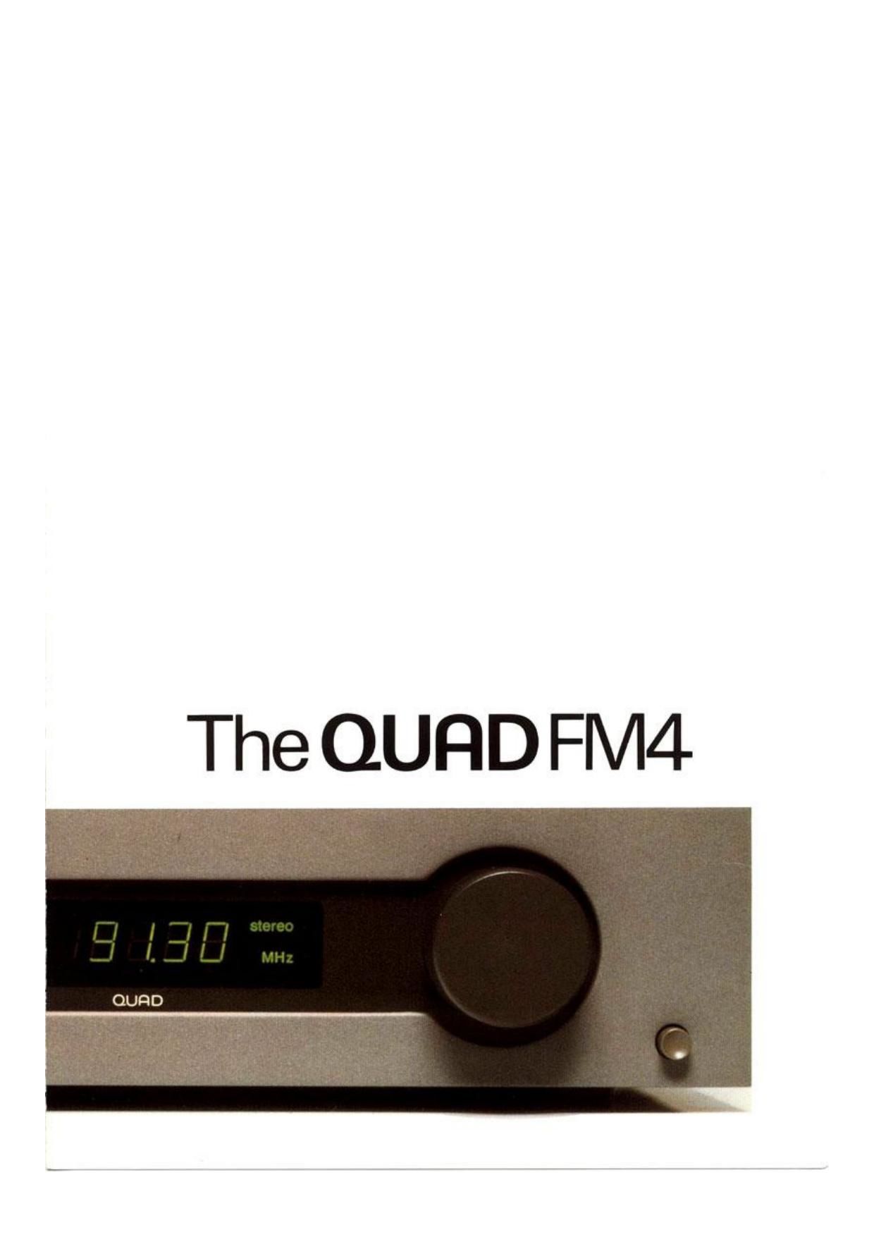 Quad FM4 Brochure