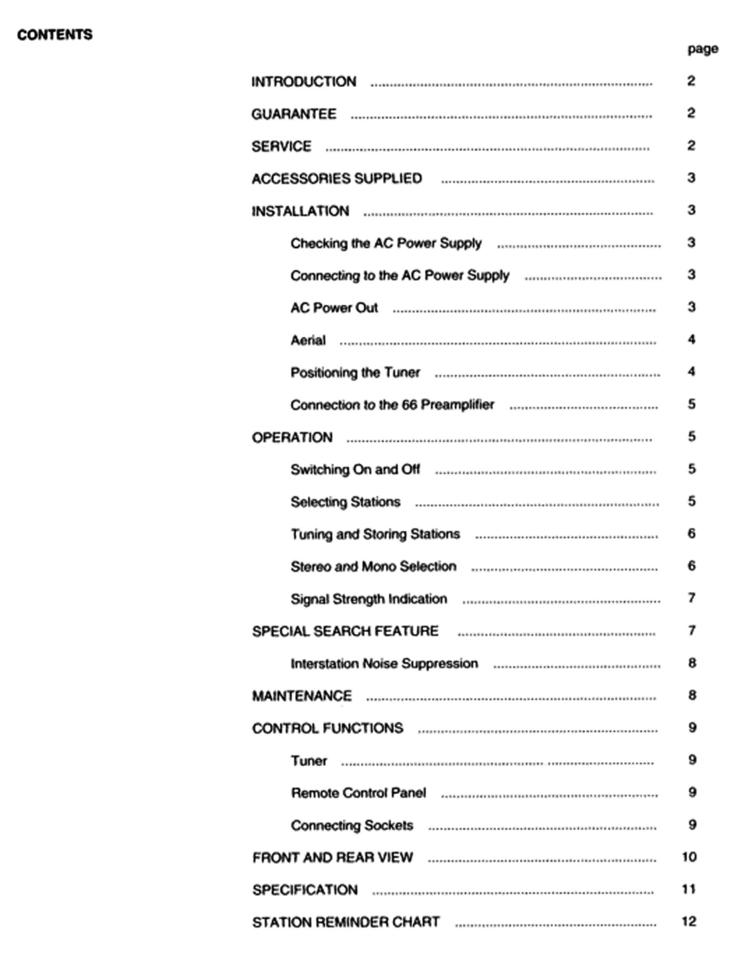 Quad FM66 Owners Manual