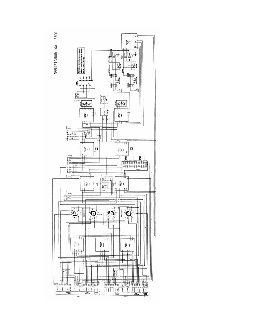 Quasar QA 5500 amp schematic