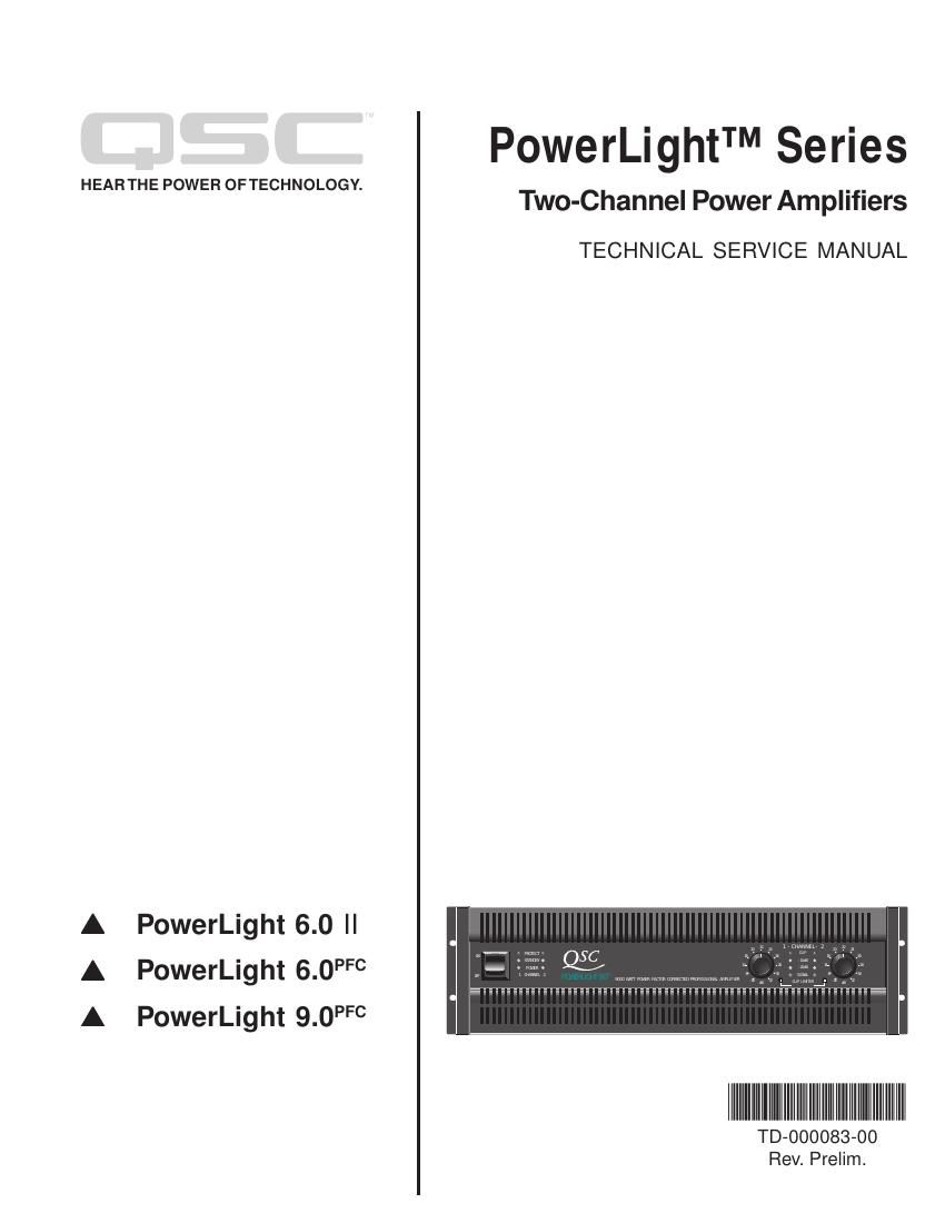 QSC PowerLight PFC Series pwr sm