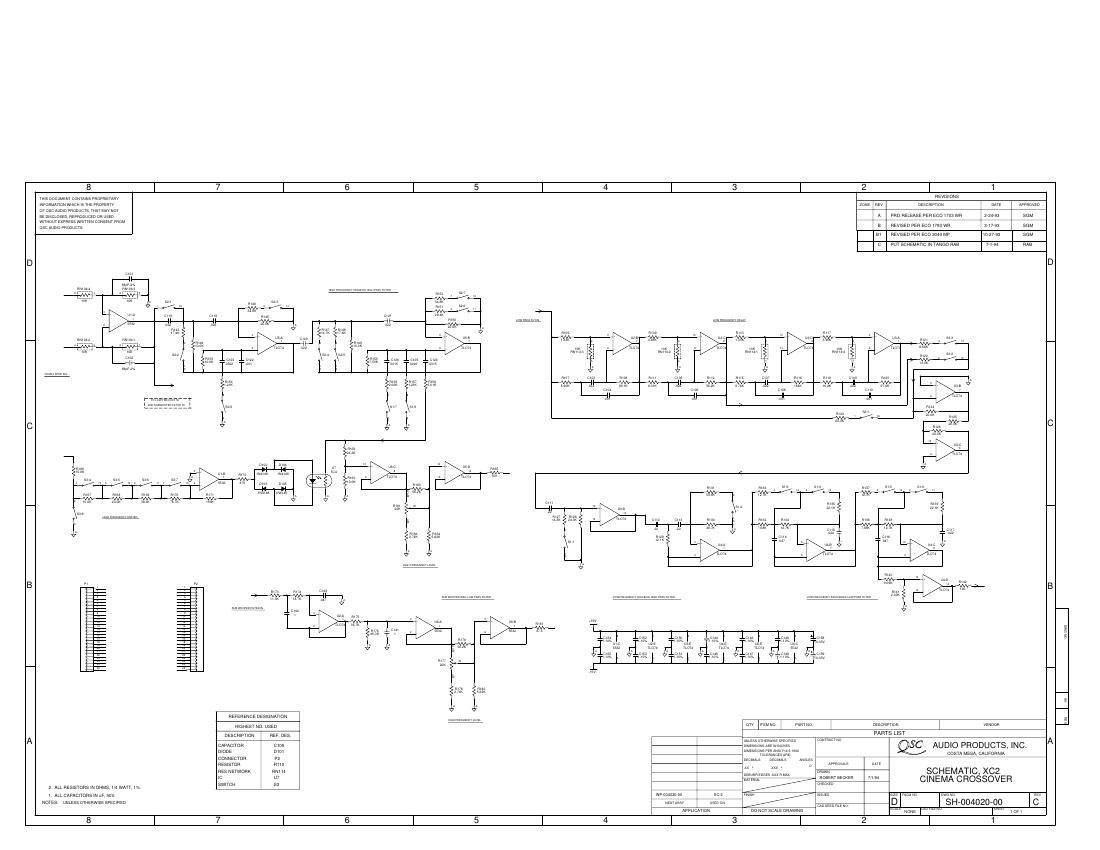 QSC XC 2 Schematic