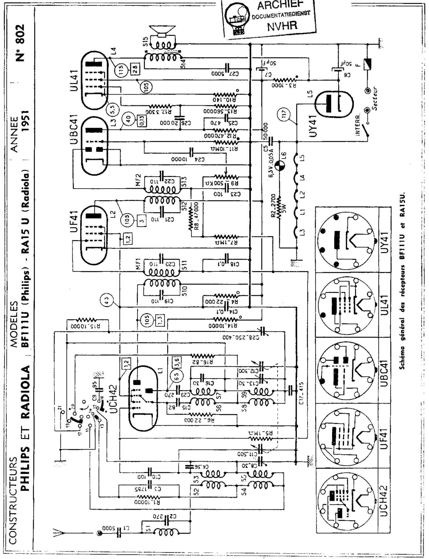 Radiola RA 15U Service Manual