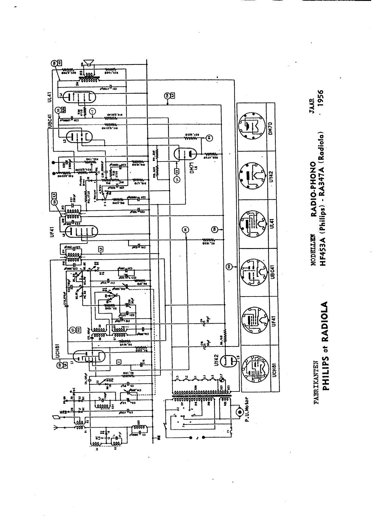 Radiola RA 347A Schematic