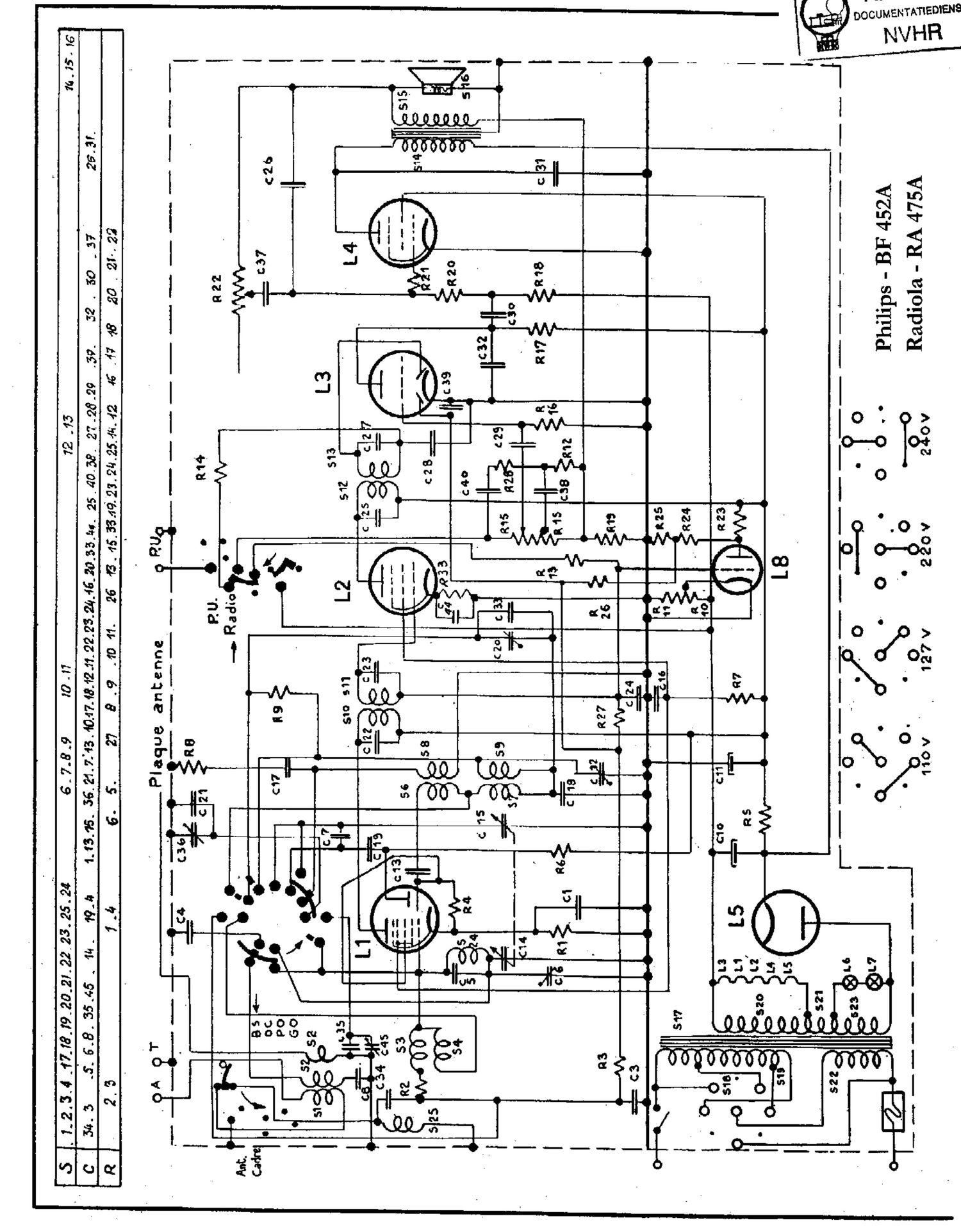 Radiola RA 475 A Service Manual