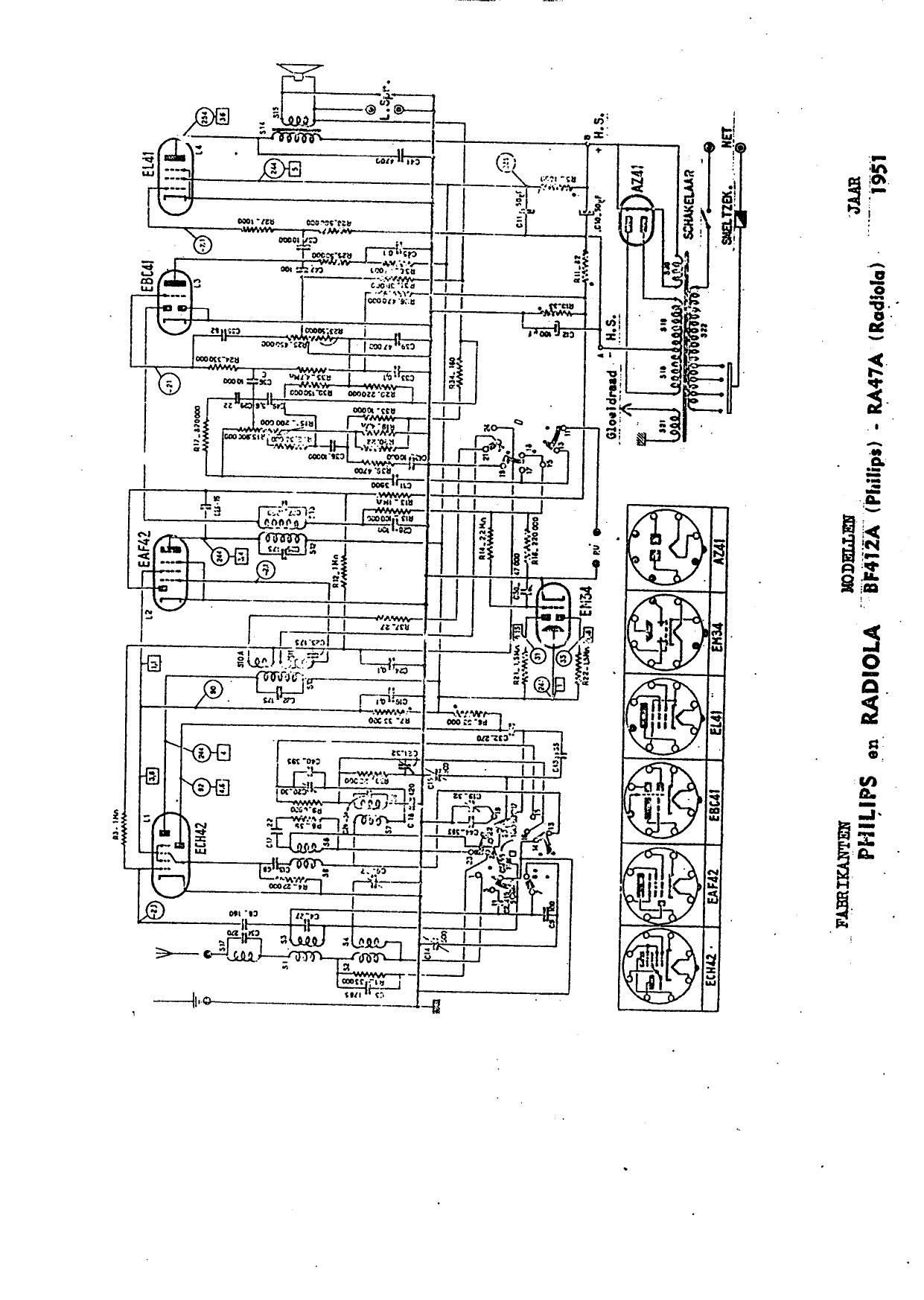 Radiola RA 47A Schematic