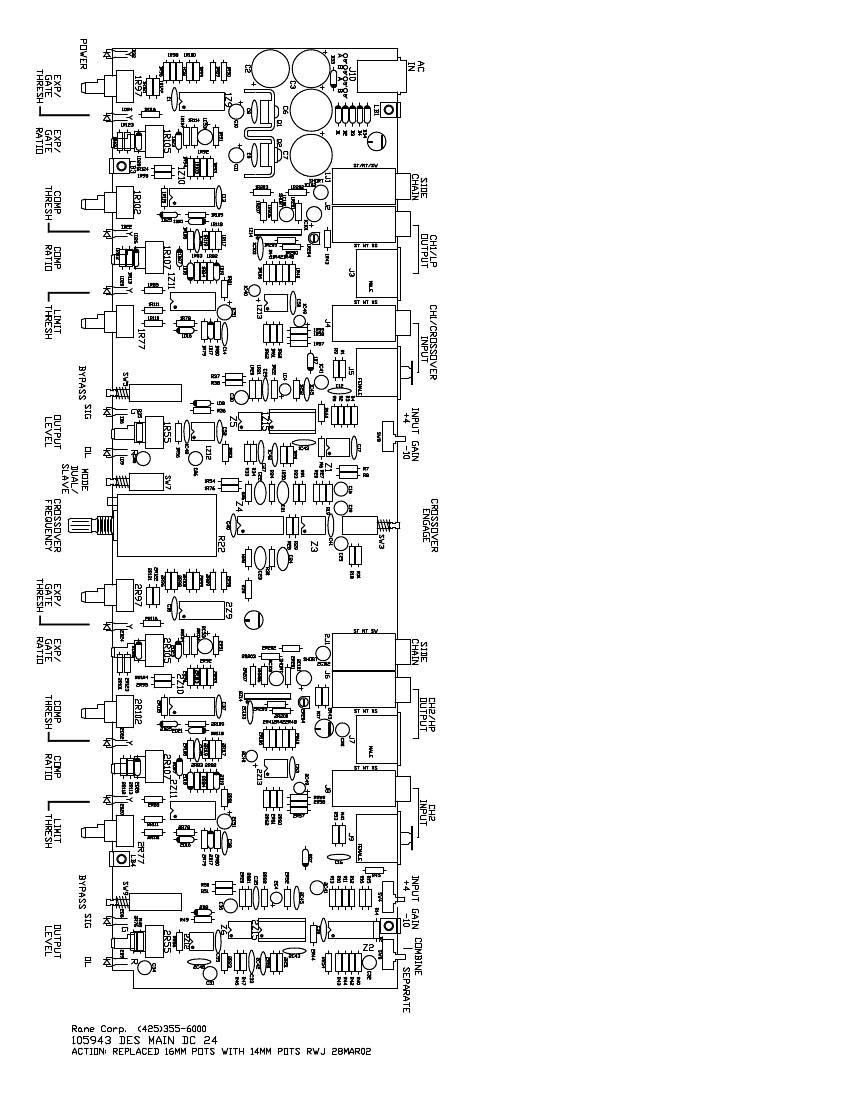 rane DC 24 Dynamic Controller Schematics