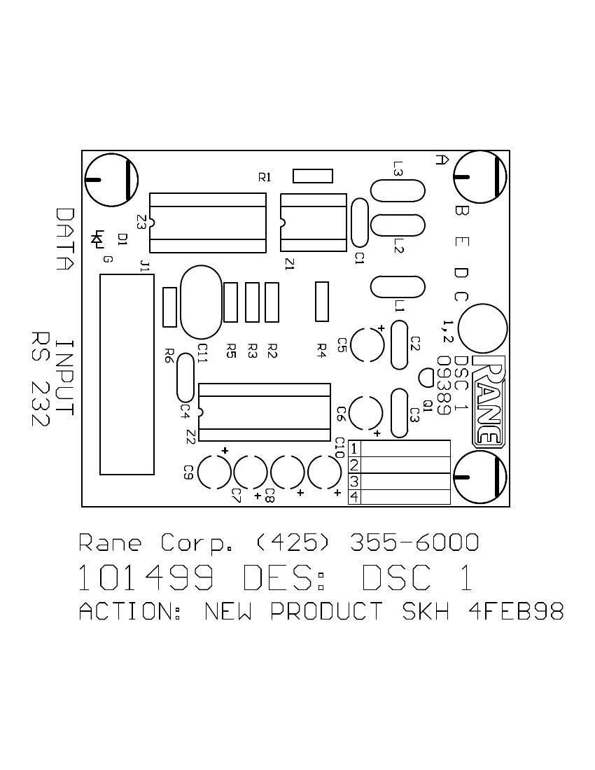 rane DSC 1 Digital Signal Converter Schematics