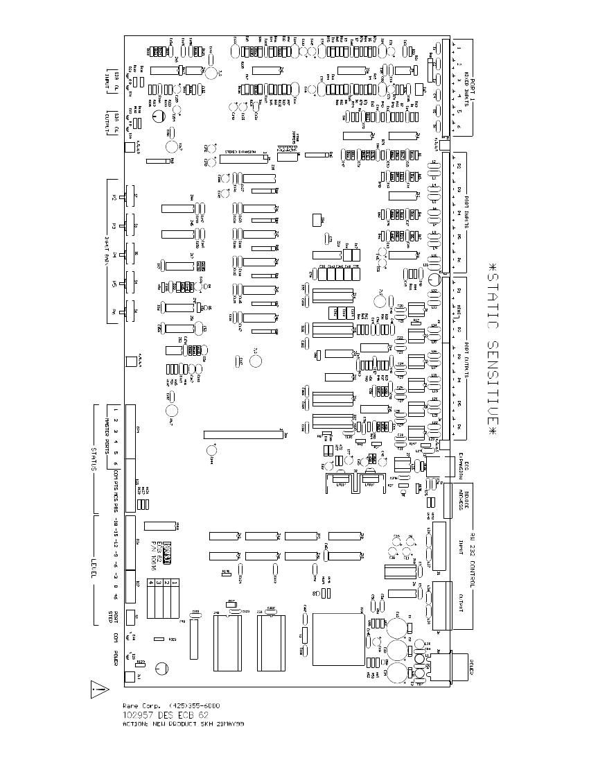 rane ECB 62 Conference System Schematics