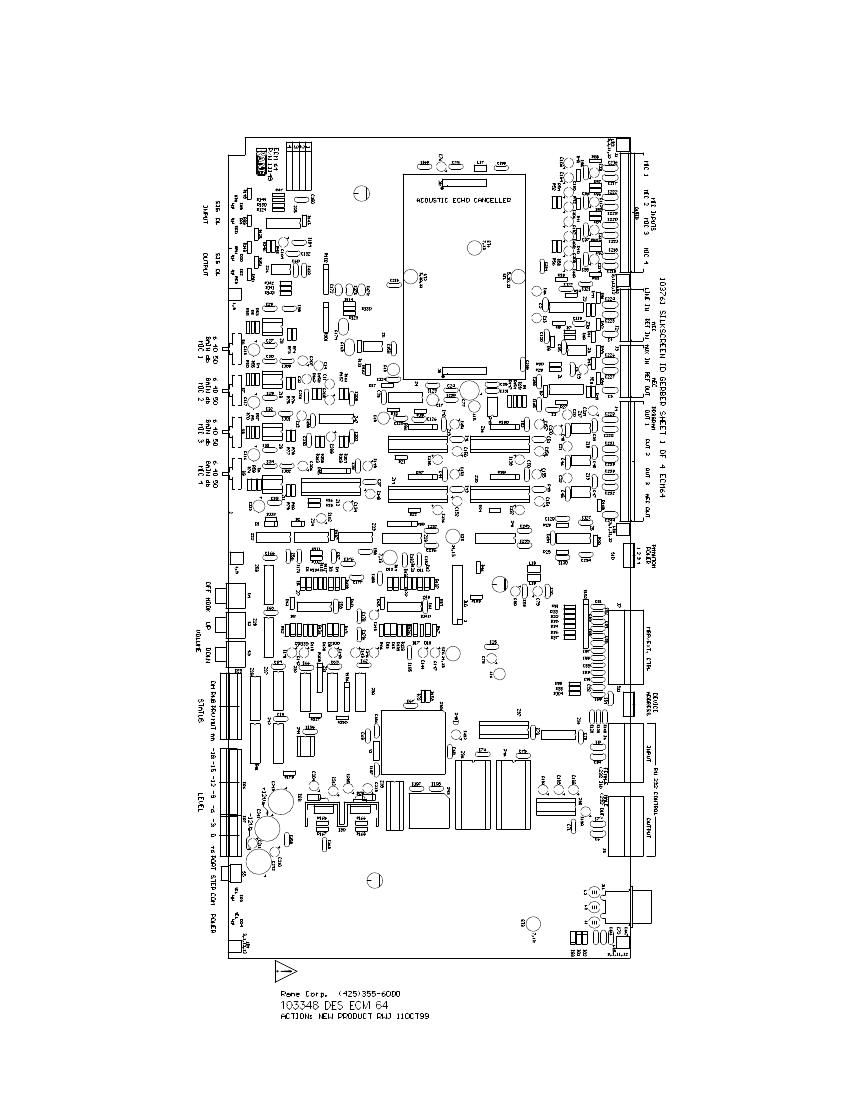 rane ECM 64 Conference System Schematics