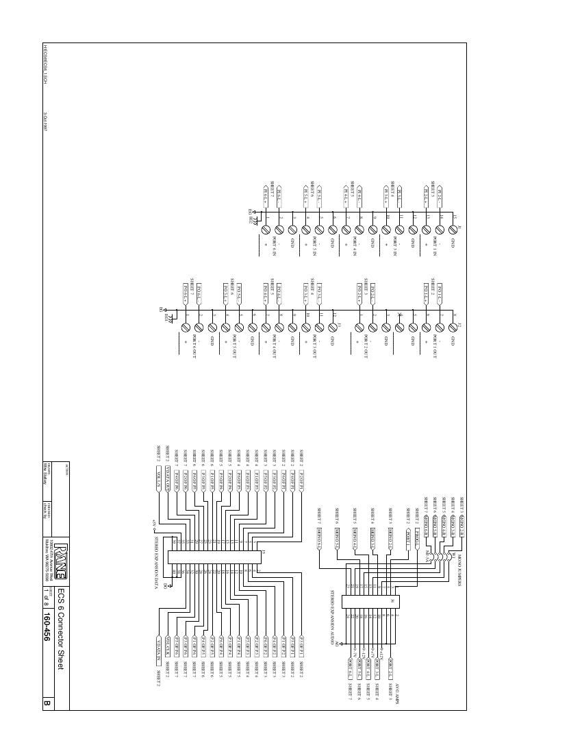 rane ECS 6 Conference System Schematics