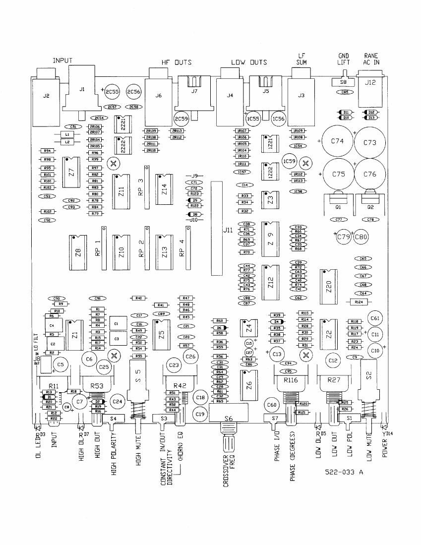 rane FAC 24 28 Crossover Schematics