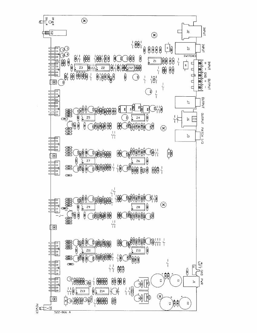 rane GQ 30 Graphic EQ Schematics