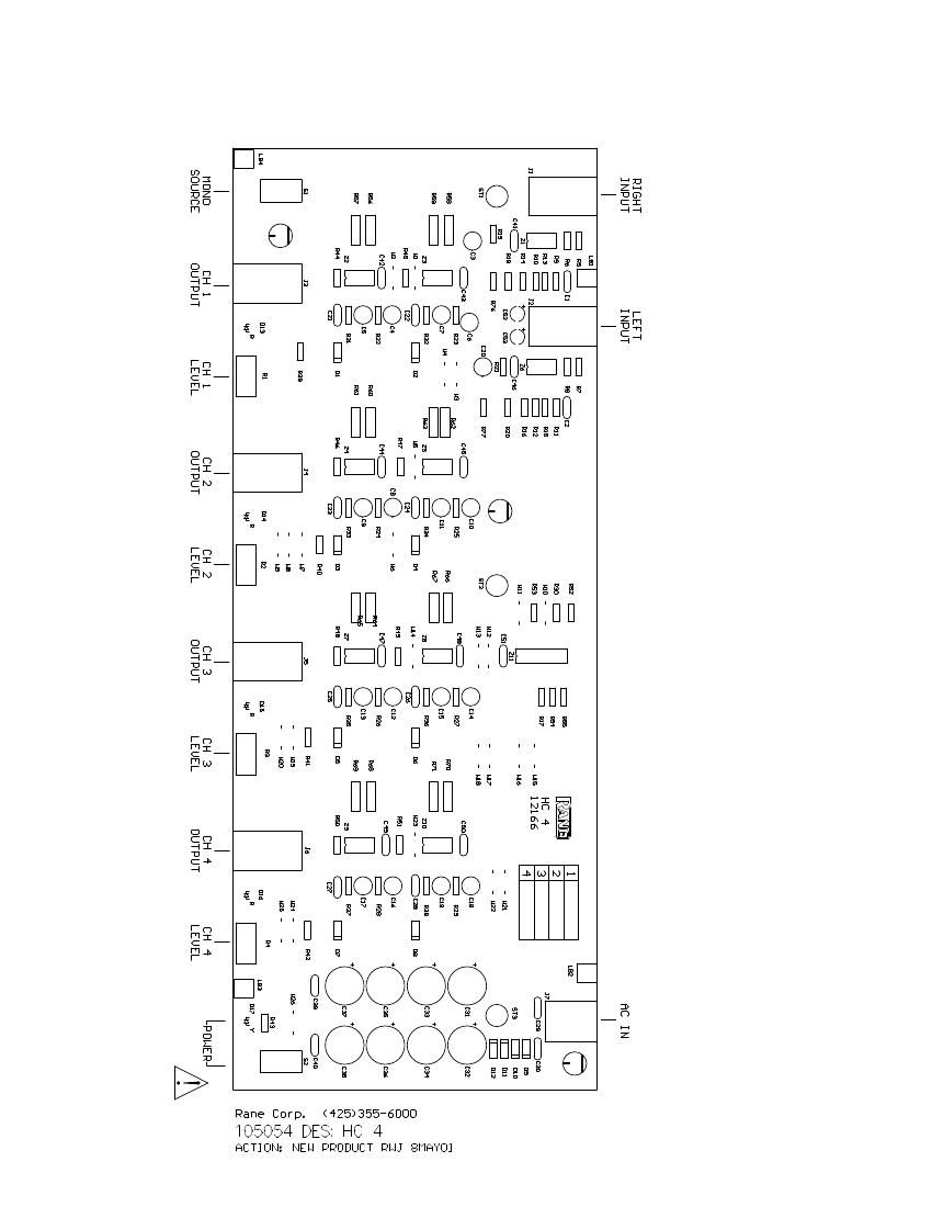 rane HC 4 Headphone Amp Schematics