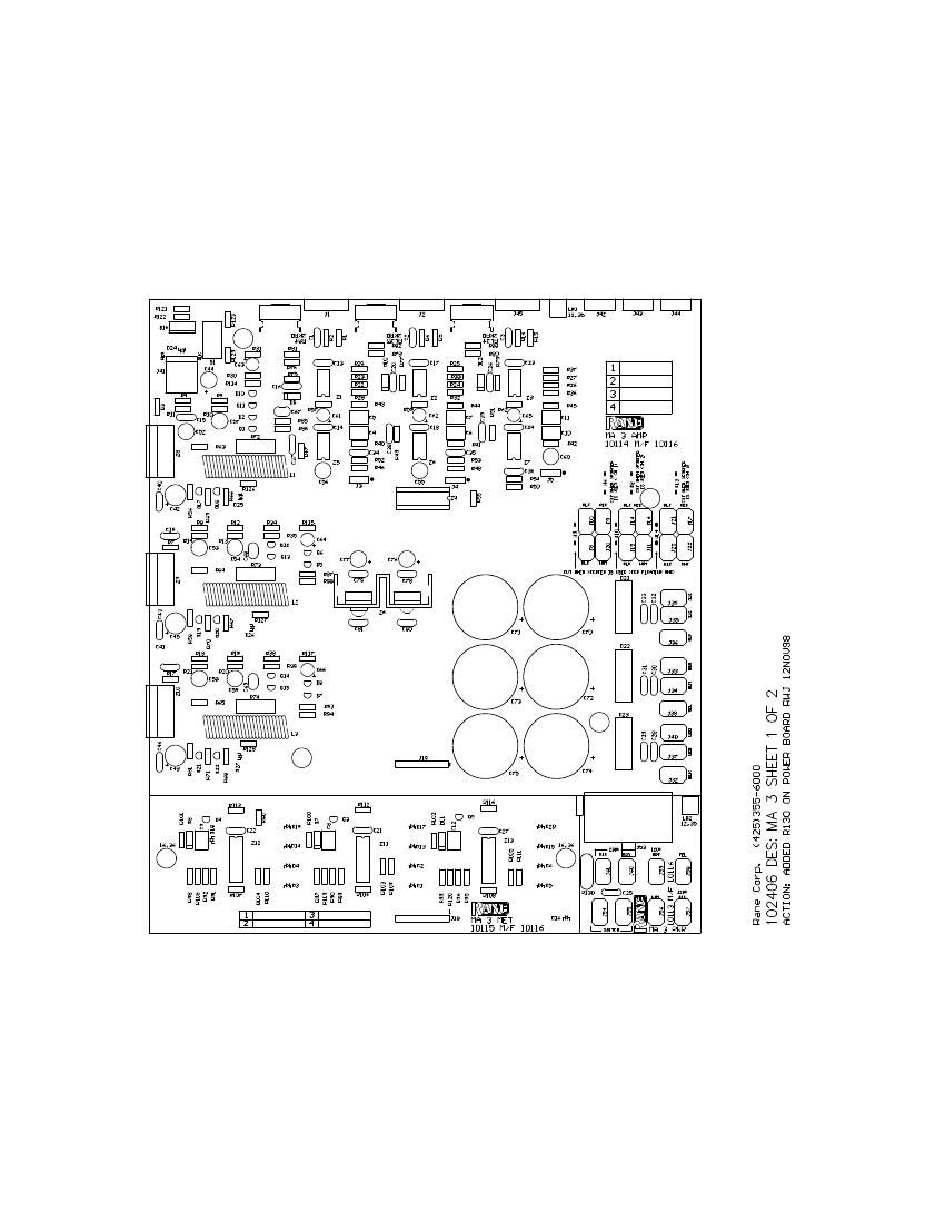 rane MA 3 Multi Channel Amp Schematics