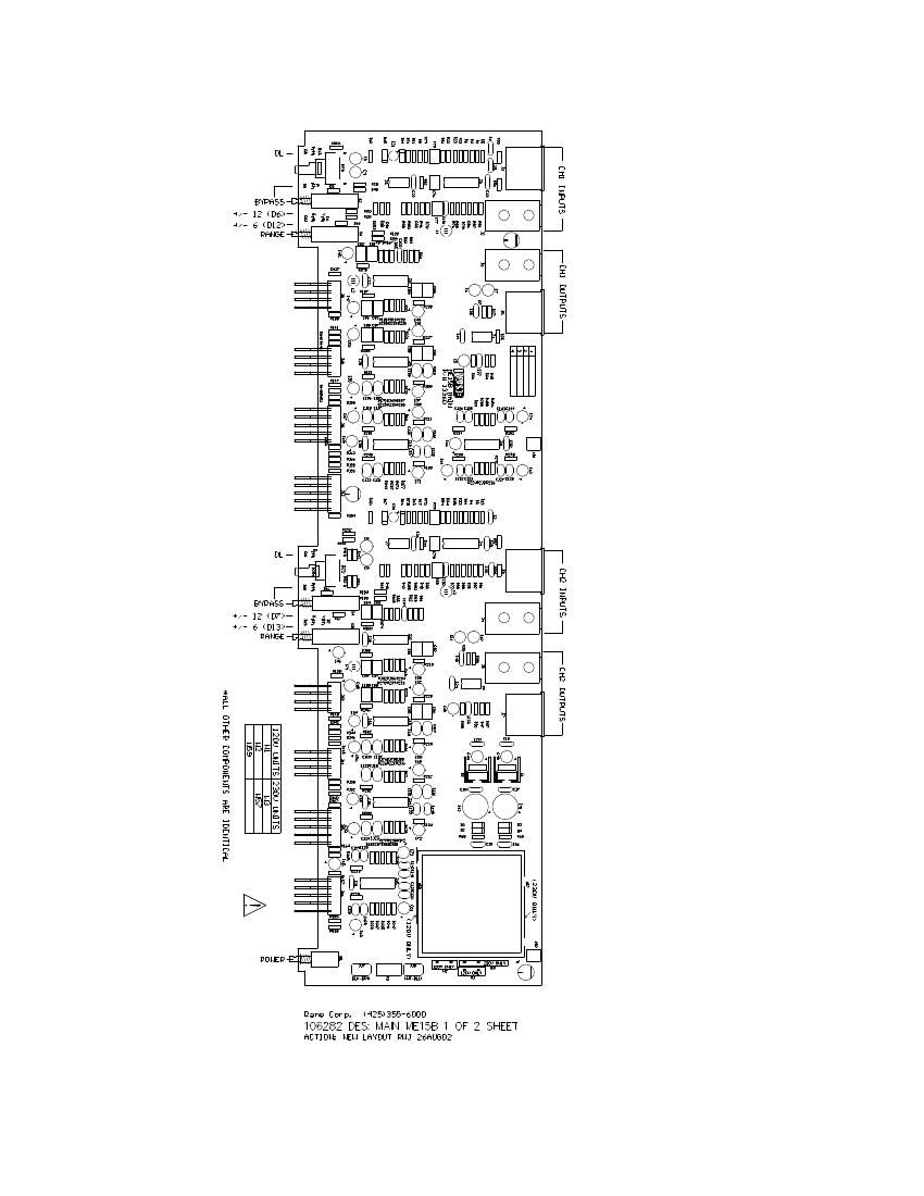 rane ME 15B EQ Schematics