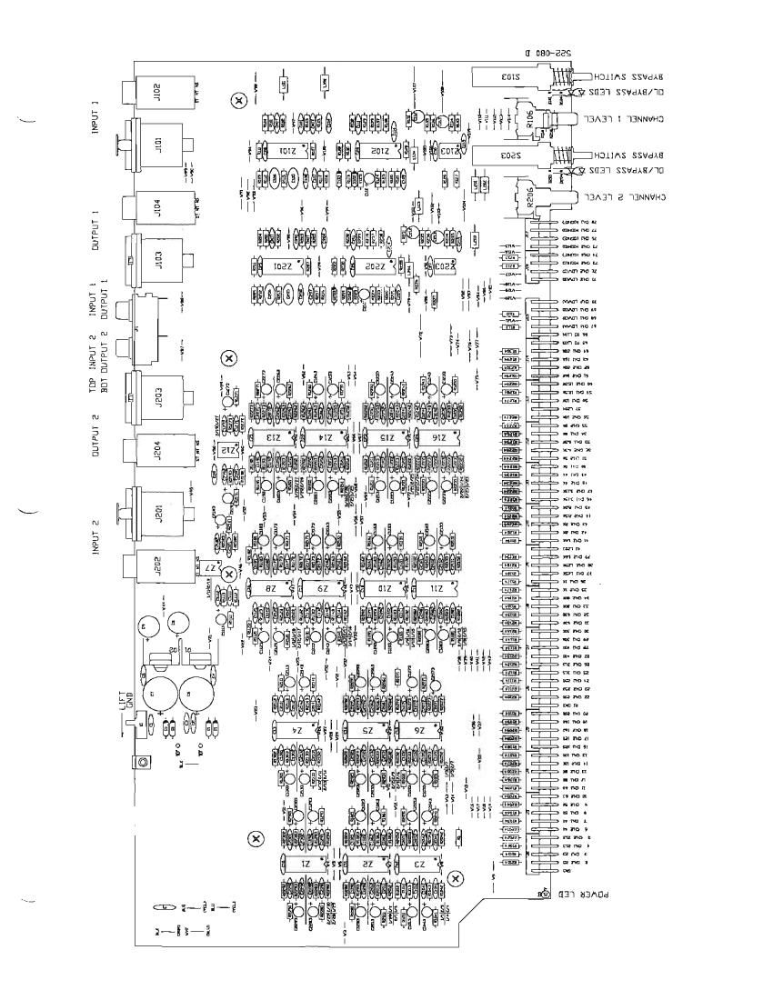 rane ME 60 EQ 1991 Schematics