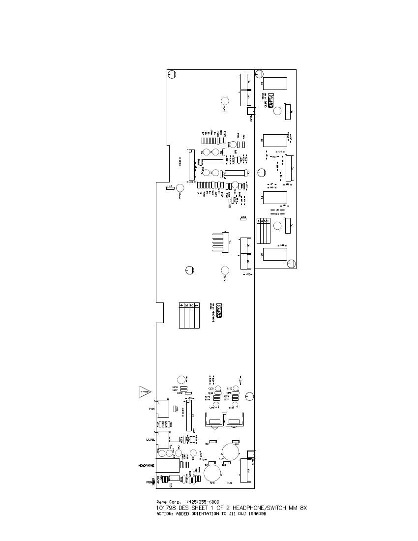 rane MM 8x Mixer Schematics