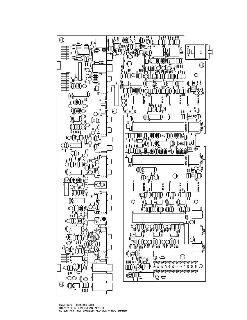 rane MP 22x Mixer Schematics