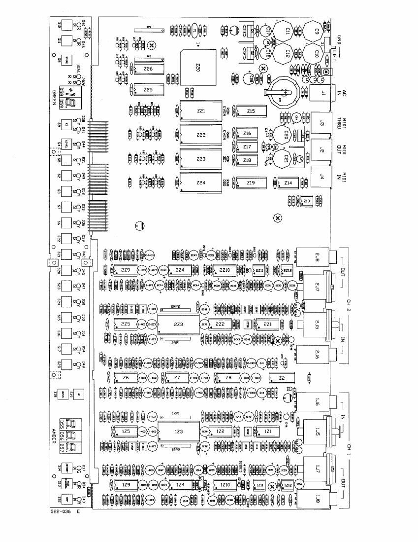 rane MPE 14 Midi EQ Schematics