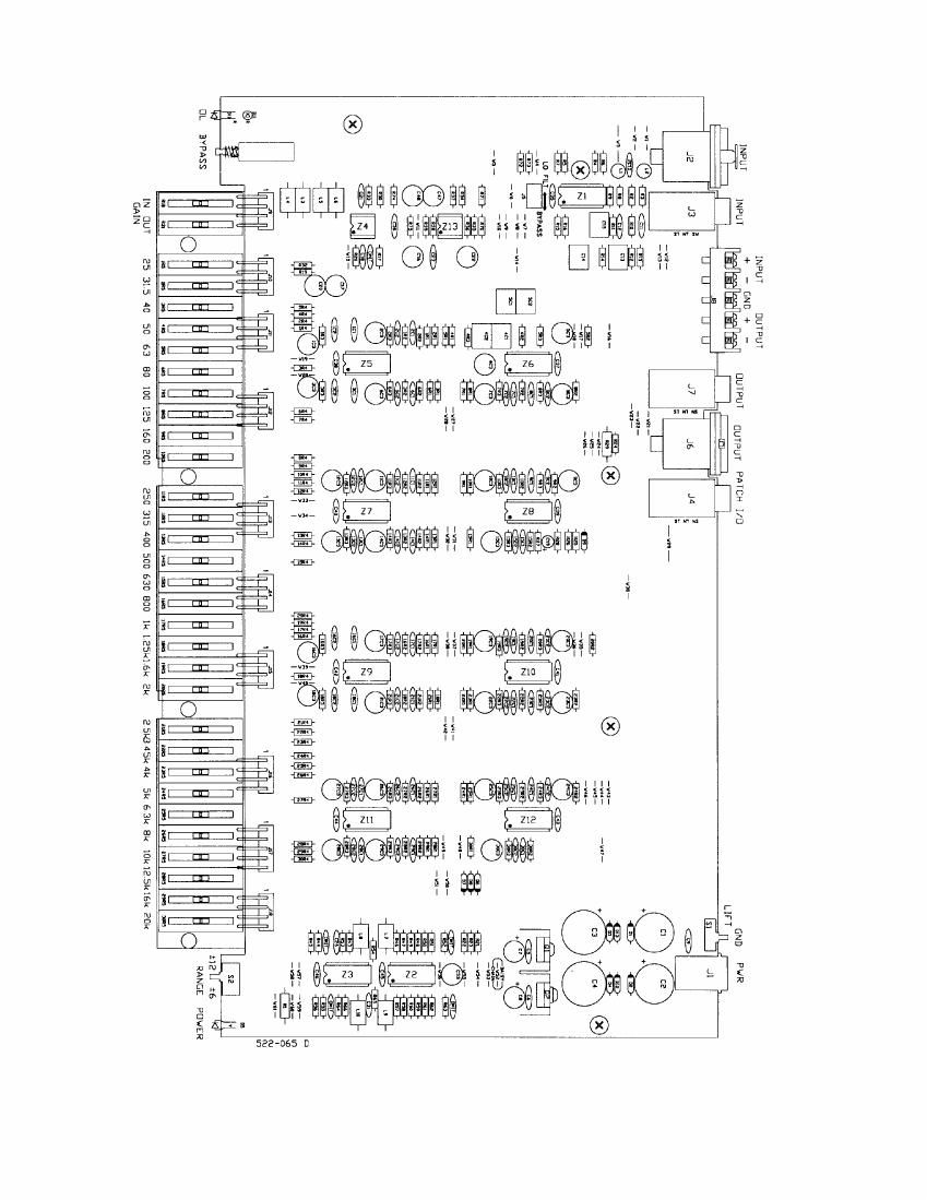 rane MQ 30 Graphic EQ Schematics