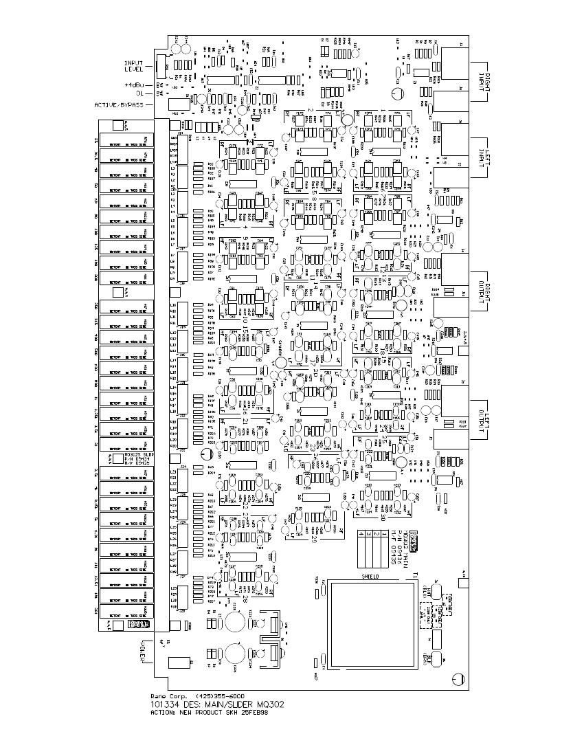 rane MQ 302 Graphic EQ Schematics