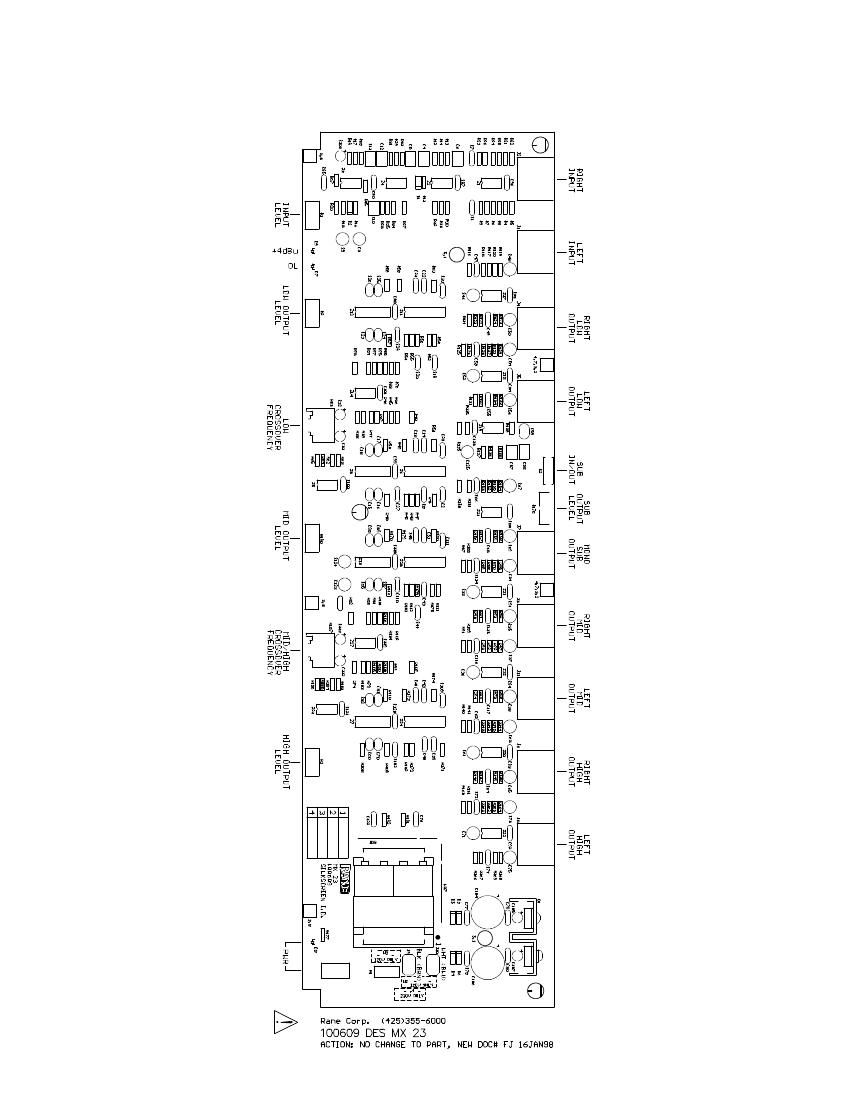 rane MX 23 Crossover Schematics