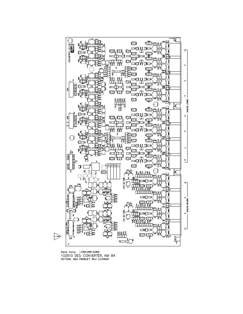 rane NM 84 Network Preamp Schematics