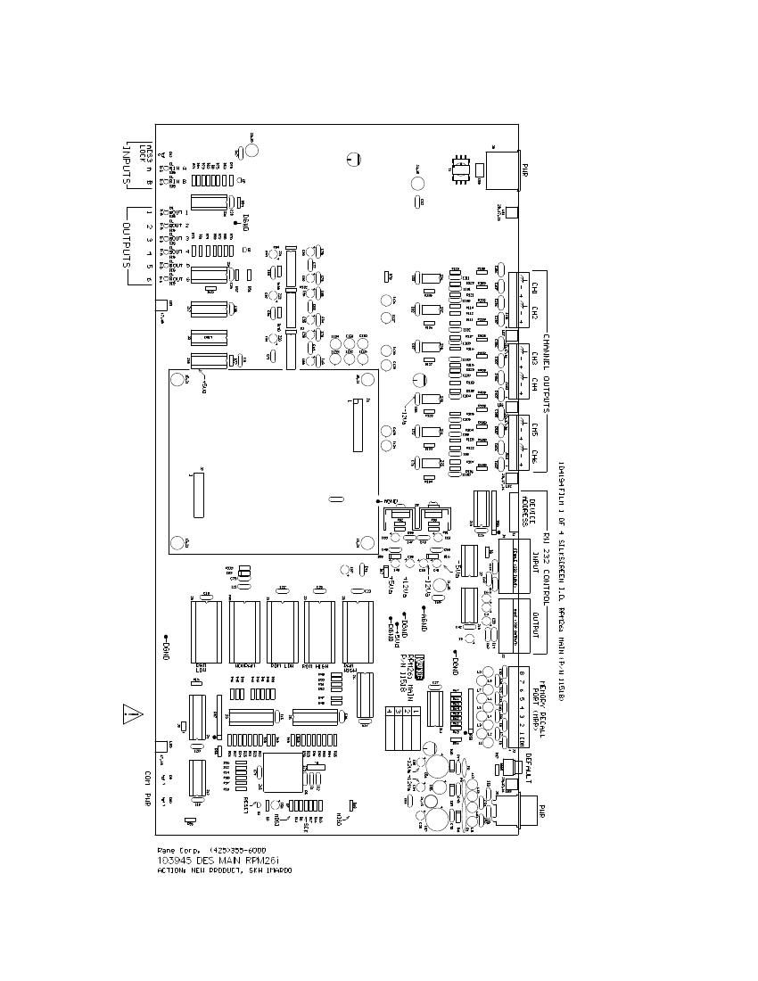 rane PRM 26i Multiprocessor Schematics