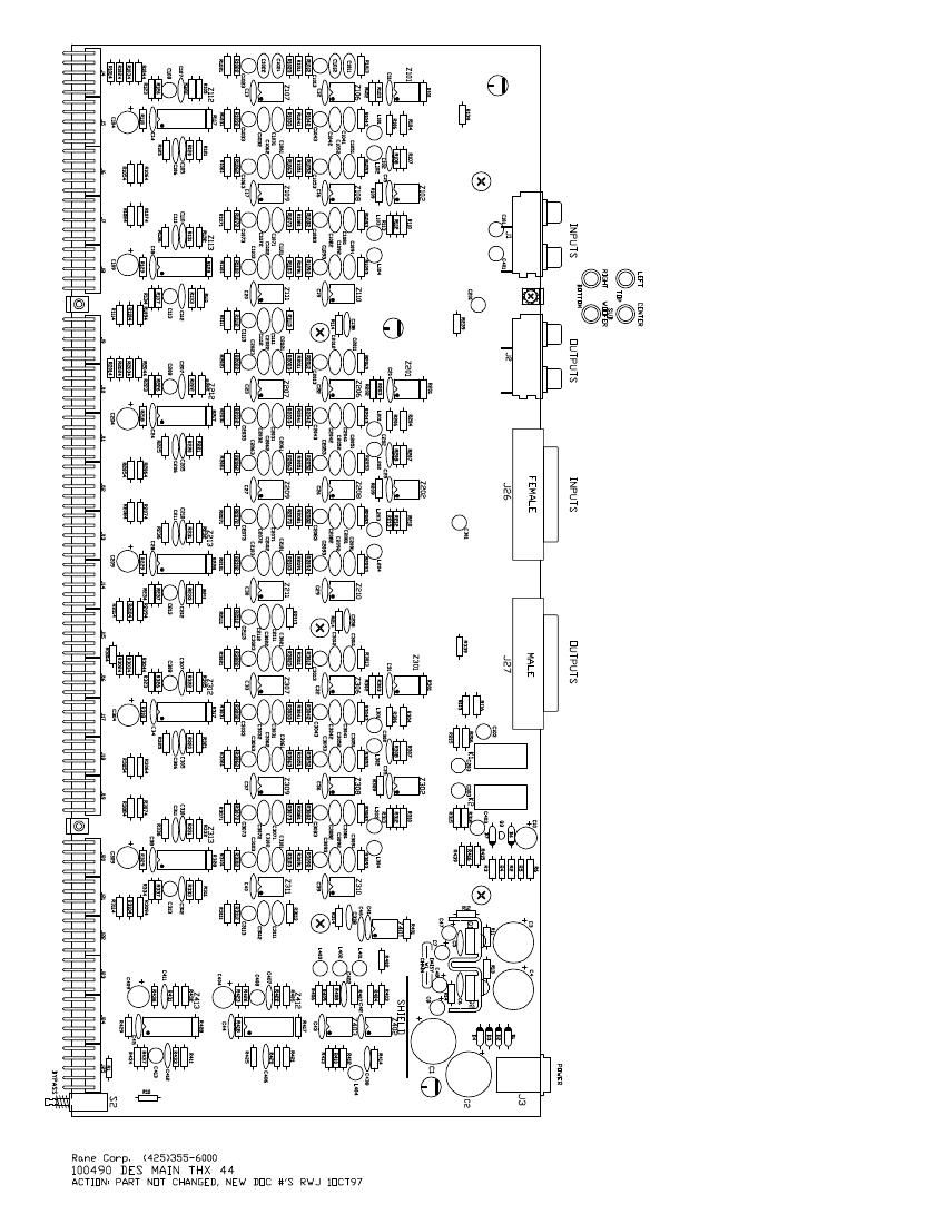 rane THX 44 EQ Schematics