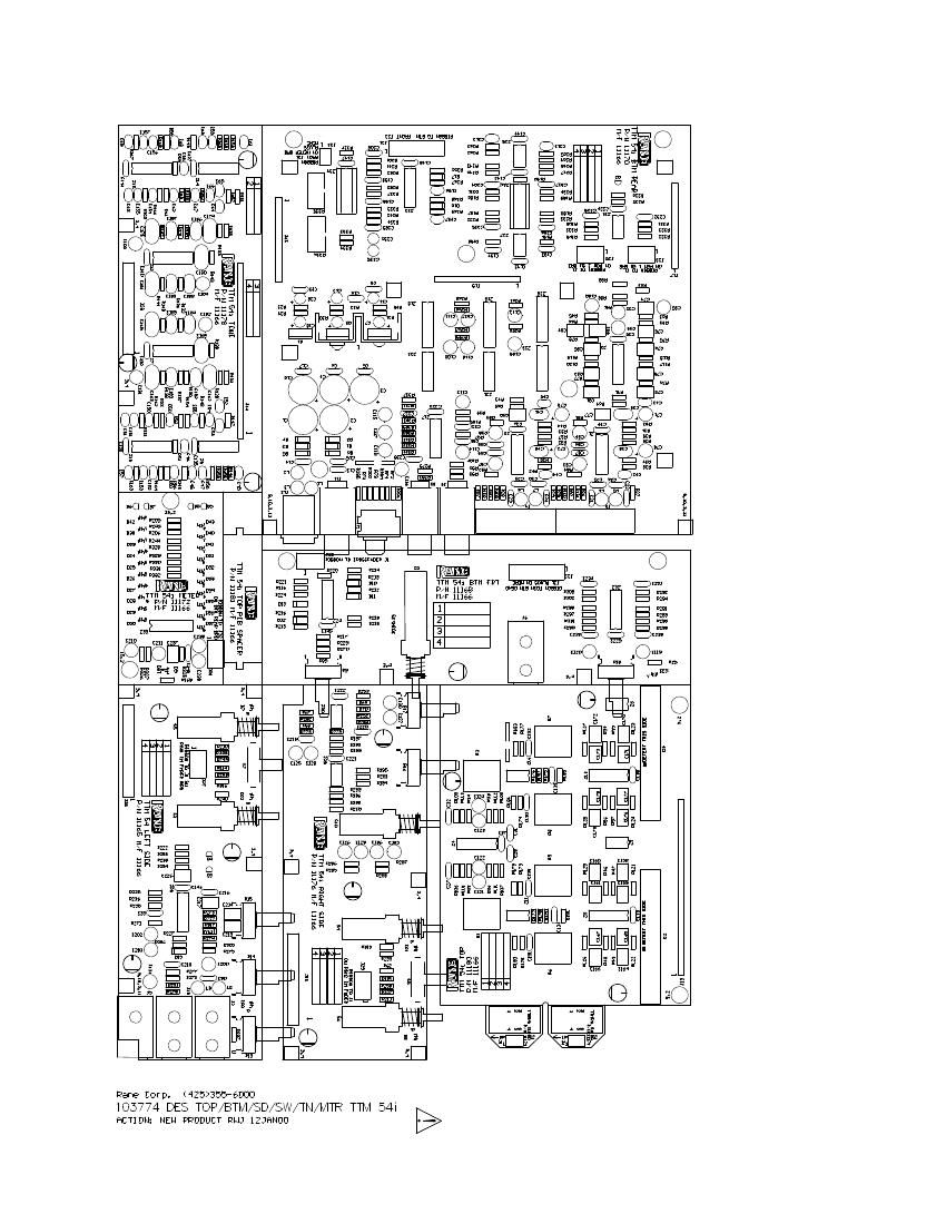 rane TTM 54i Mixer Schematics