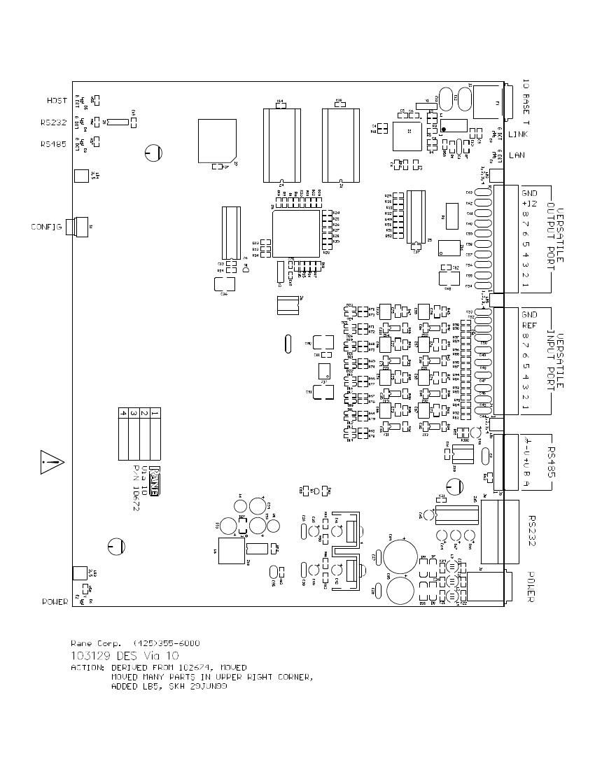 rane Via 10 RW Ethernet Bridge Schematics